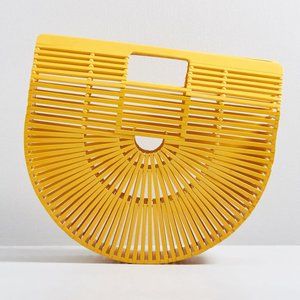 MODCLOTH Some Sunny Day Bamboo Cage Bag